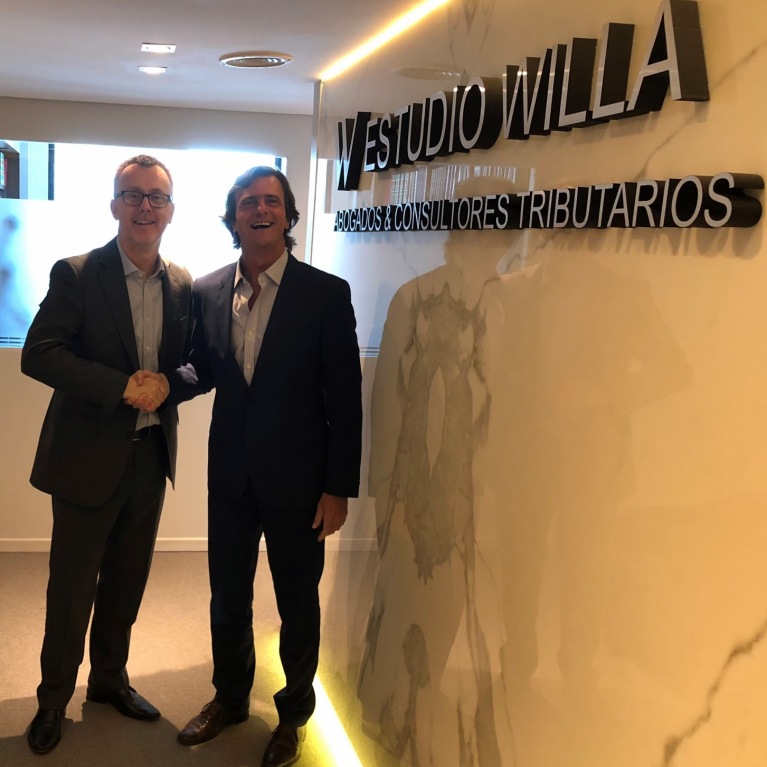 Andres Willa (Senior Partner EW) and Stuart Miller (MD of WLN), 26 Jan 2018