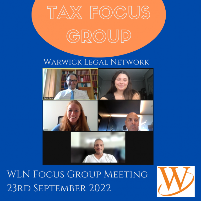 Tax Law Focus Group Meeting