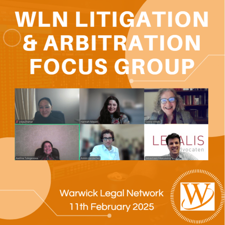 WLN Litigation & Arbitration Focus Group Updates 
