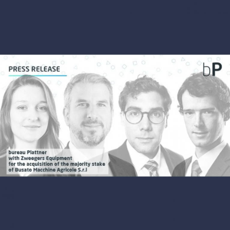 Italy: bureau Plattner with Zweegers Equipment for the acquisition of the majority stake of Busato Macchine Agricole S.r.l. 