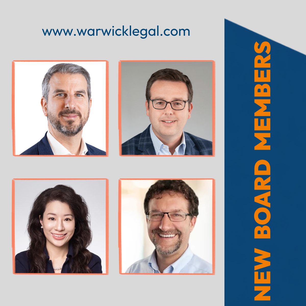Warwick Legal Network Announces Appointments to Its Board of Directors 